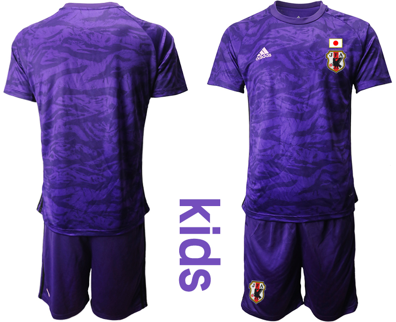 Youth 2020-2021 Season National team Japan goalkeeper purple Soccer Jersey->argentina jersey->Soccer Country Jersey